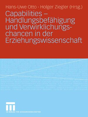 cover image of Capabilities--Handlungsbefähigung und Verwirklichungschancen in der Erziehungswissenschaft